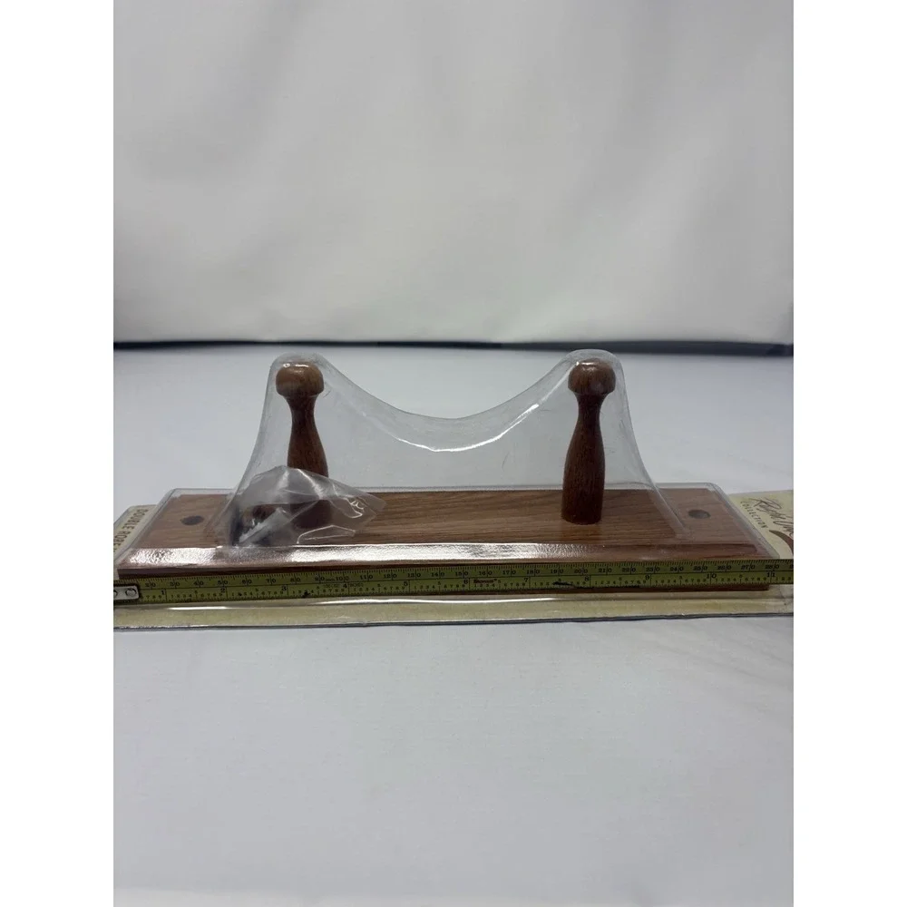 Vintage 1993 Rustic Collection Towel Robe Hook Wall Mounted Wood Coat Two-Peg